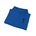Men & Women Hoodies (Unisex) - Matthew 7:7 Cross Hoodie | Bible Verse Scripture