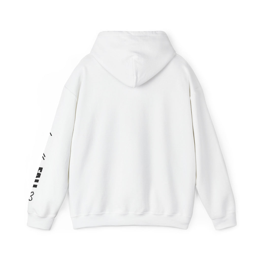 God is Within Her Hoodie | Faith Christian Heart Sleeve Design