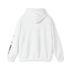God is Within Her Hoodie | Faith Christian Heart Sleeve Design