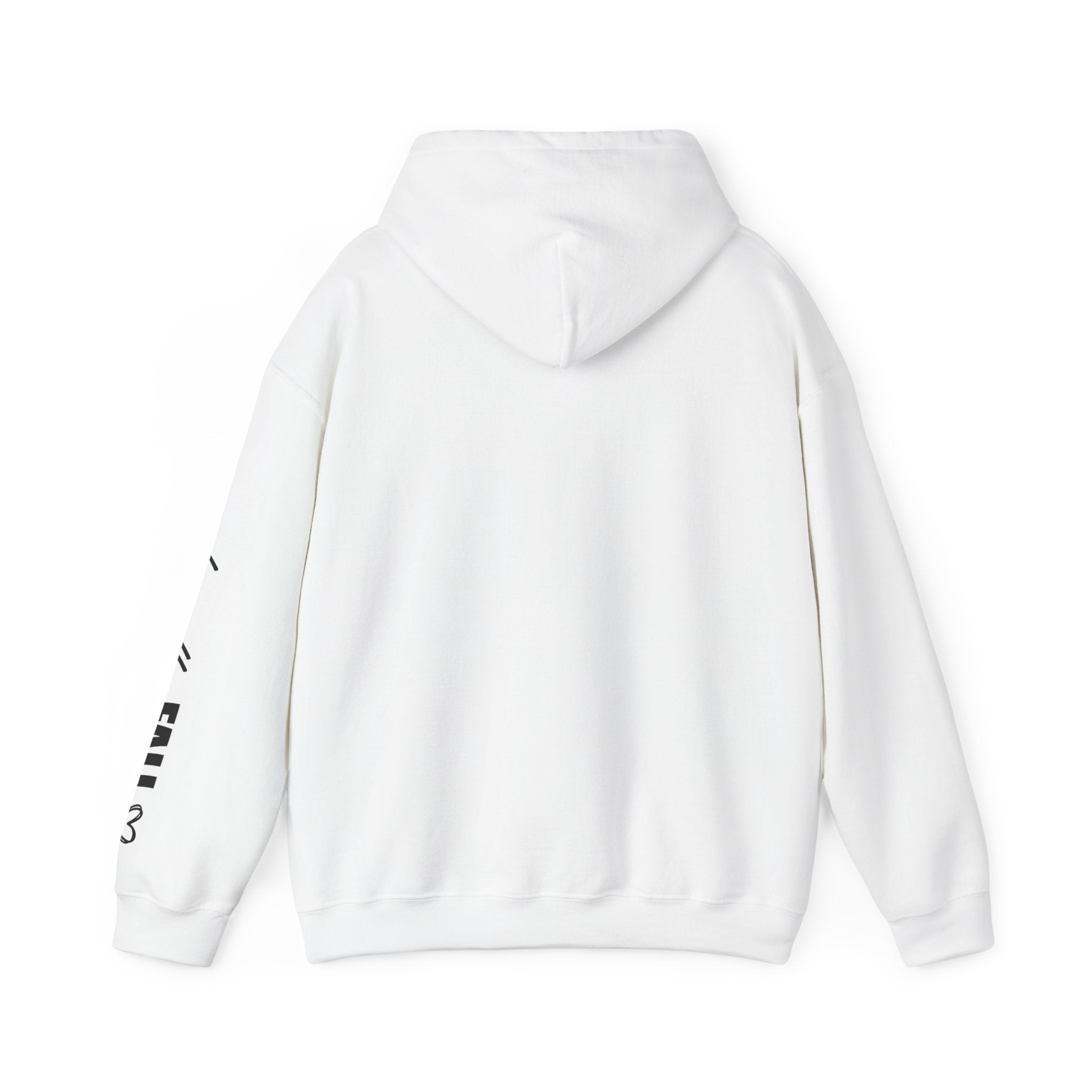 God is Within Her Hoodie | Faith Christian Heart Sleeve Design
