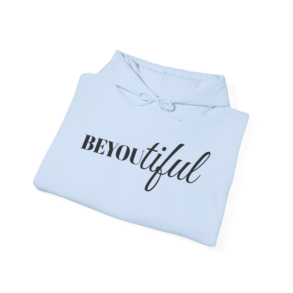 BEYOUtiful Hoodie | Faith Christian Heart Sleeve Design