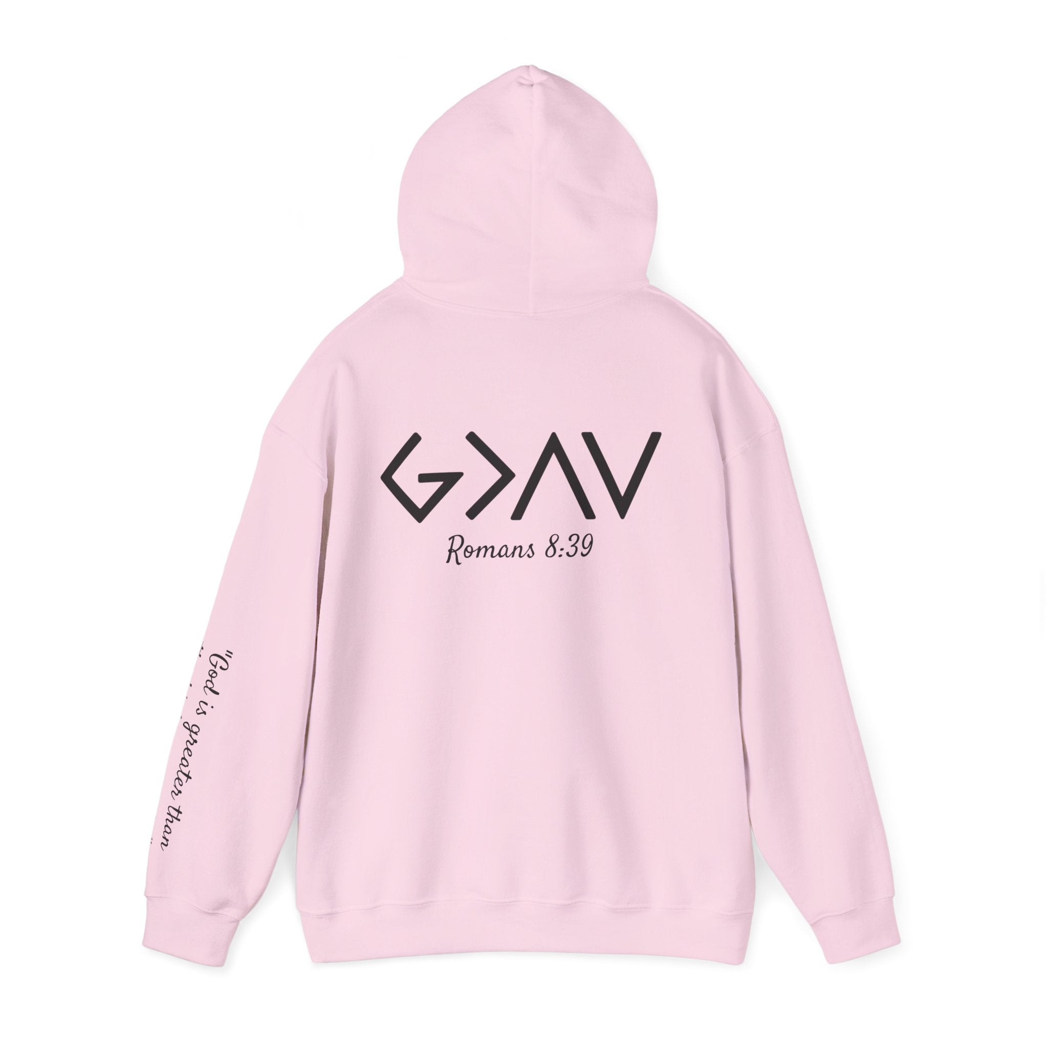 Women Hoodie - Romans 8:39 | GOD IS GREATER THAN MY HIGHS AND LOWS