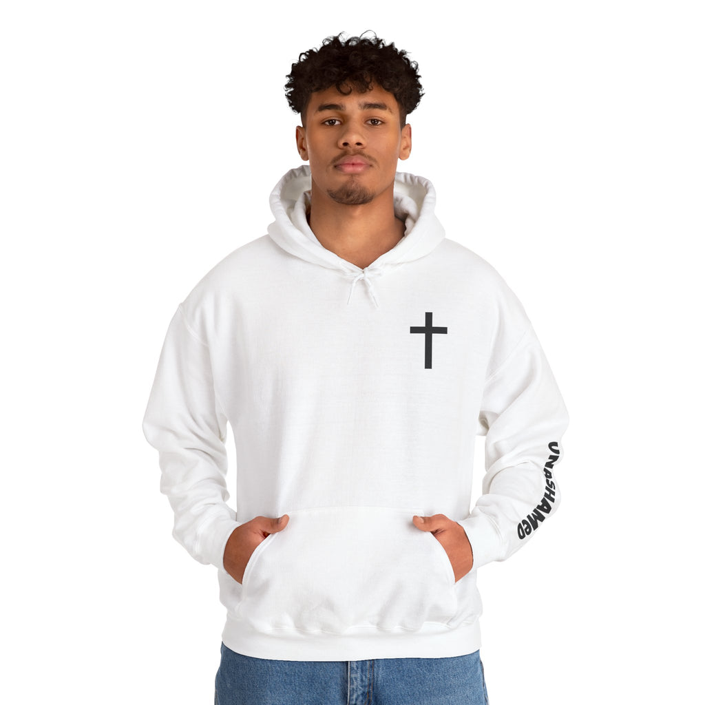 Men & Women Hoodies (Unisex) - Matthew 7: 8 Cross Hoodie | Bible Verse Scripture