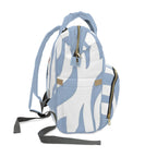 Boys Zebra Baby Diaper Backpack with "Psalm 139:14" Scripture