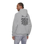 Men & Women Hoodies (Unisex) - Matthew 7:7 Cross Hoodie | Bible Verse Scripture