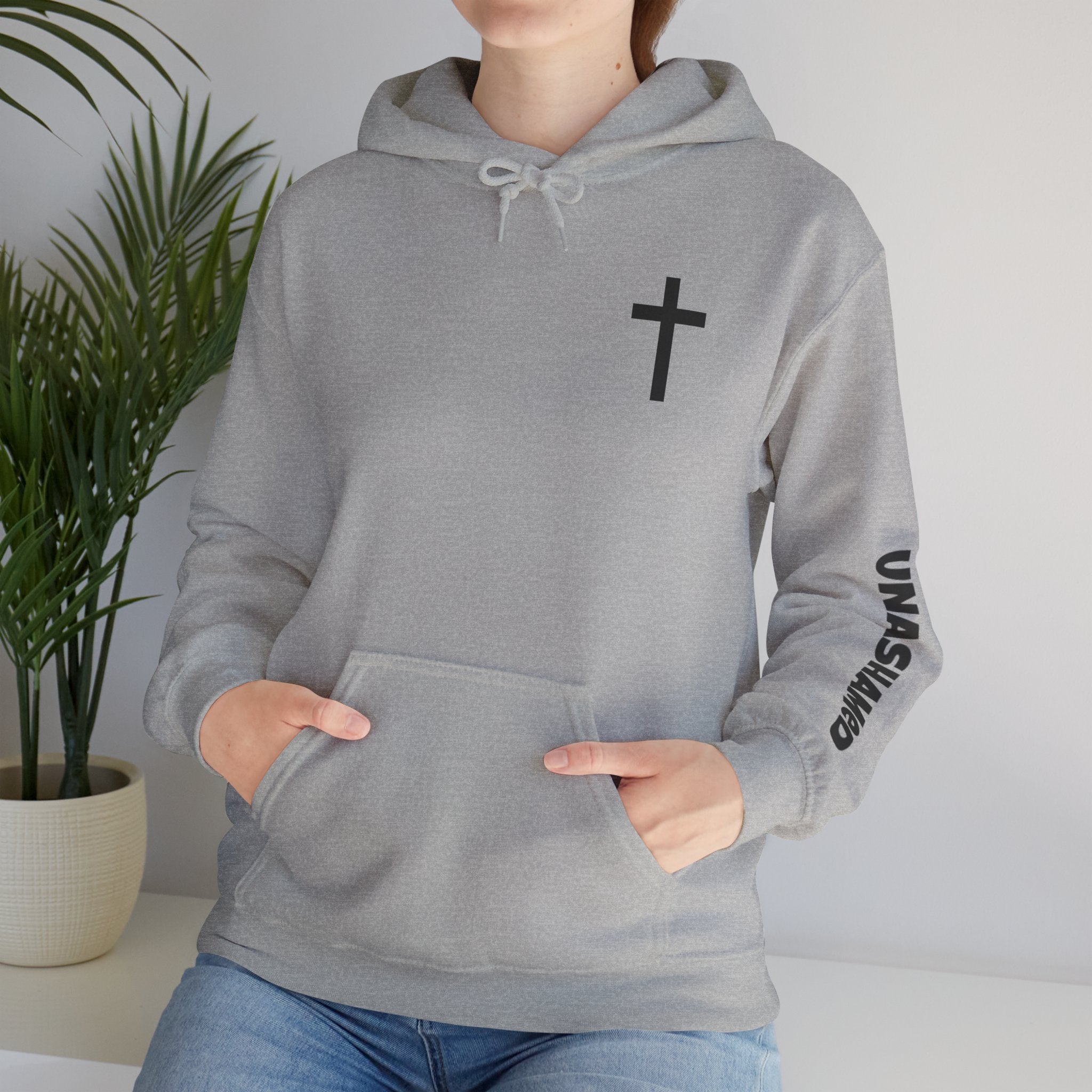Men & Women Hoodie (Unisex) - Matthew 6: 9-15 Cross Hoodie | Bible Verse Scripture