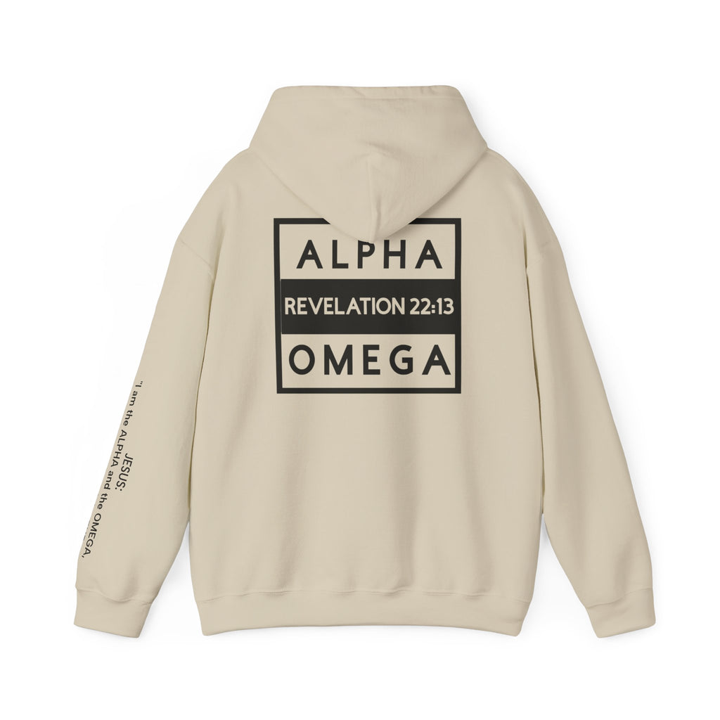 Men Hoodie - Revelation 22:13 | ALPHA AND OMEGA