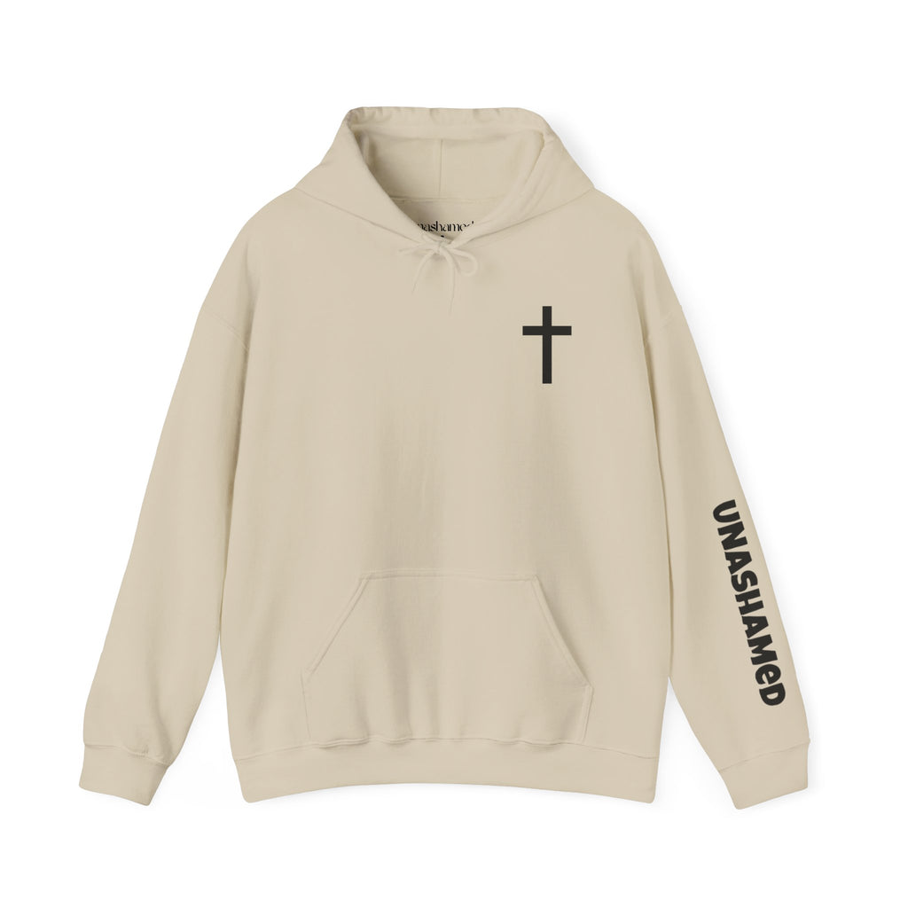 Men & Women Hoodies (Unisex) - Matthew 7:7 Cross Hoodie | Bible Verse Scripture