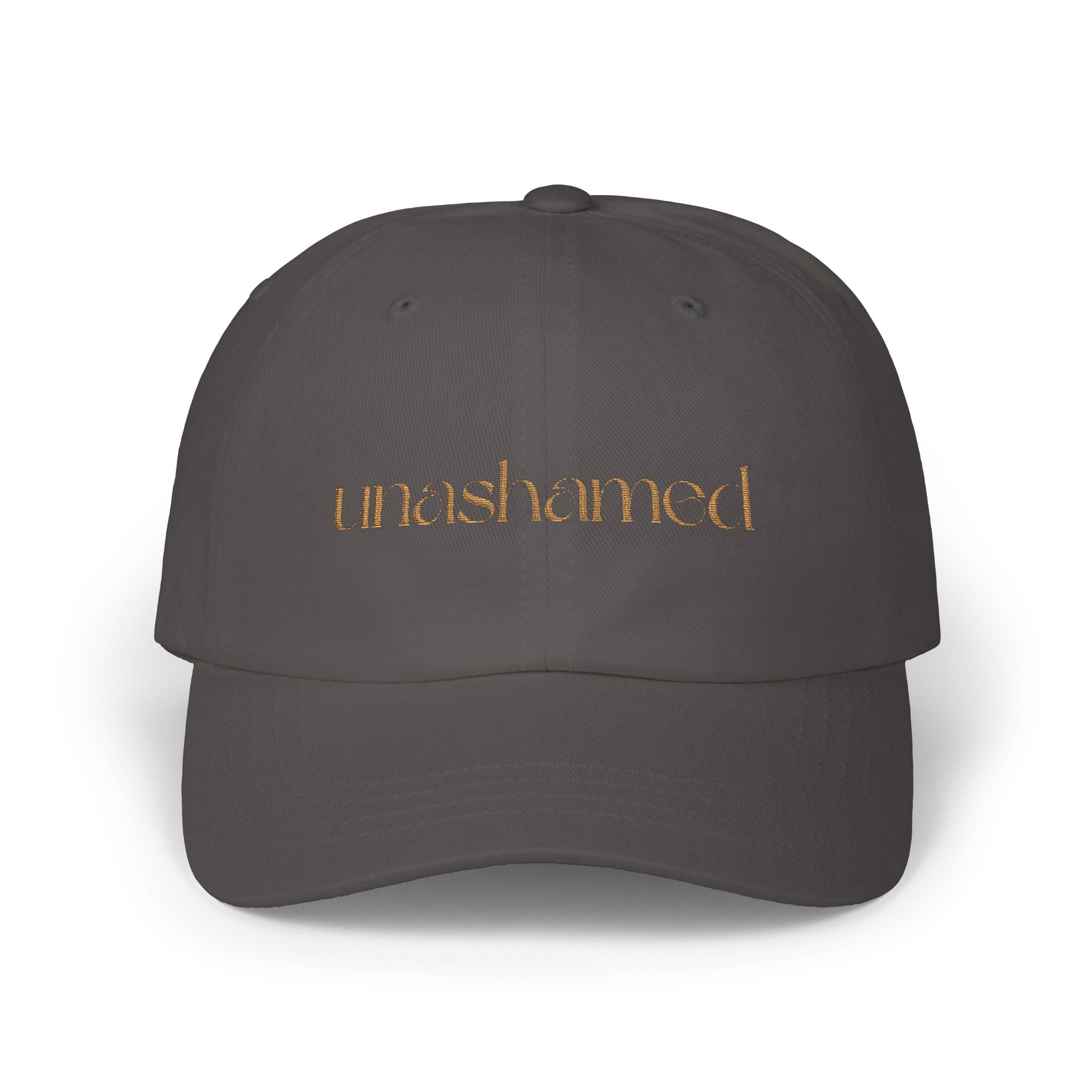 Men & Women CAP | UNASHAMED (beige font)