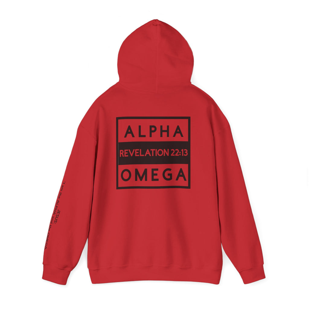 Men Hoodie - Revelation 22:13 | ALPHA AND OMEGA