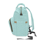 Boys Dinosaur Baby Diaper Backpack with "Psalm 139:14" Scripture