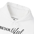 BEYOUtiful Hoodie | Faith Christian Heart Sleeve Design