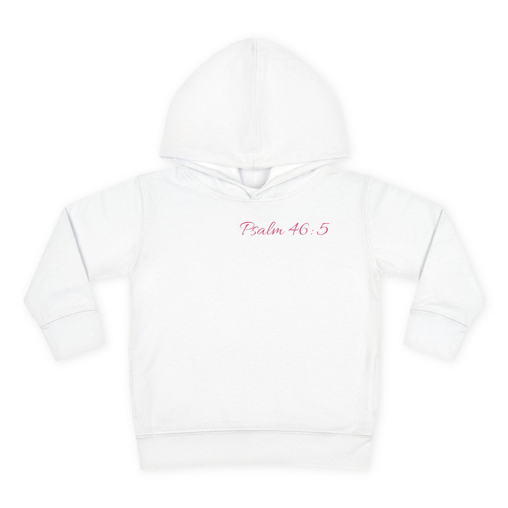 Girls Turtle Hoodie with “Psalm 46:5” Scripture