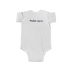 Boys Leopard Infant Bodysuit  with "Psalm 139:14" Scripture