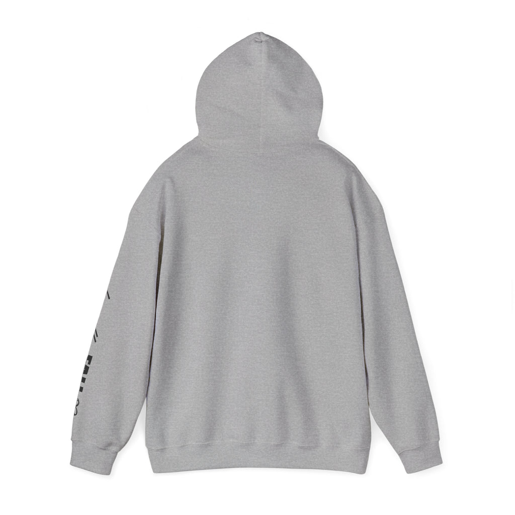 God is Within Her Hoodie | Faith Christian Heart Sleeve Design