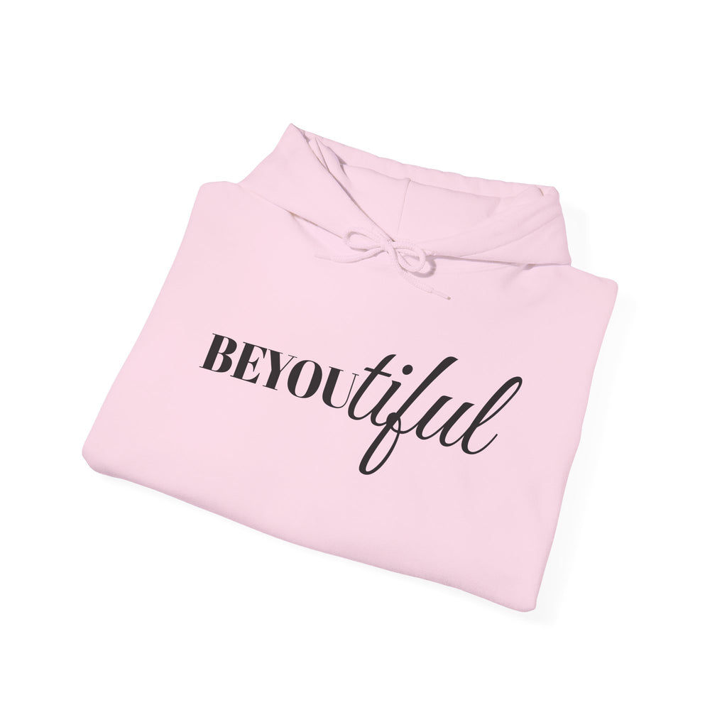 BEYOUtiful Hoodie | Faith Christian Heart Sleeve Design