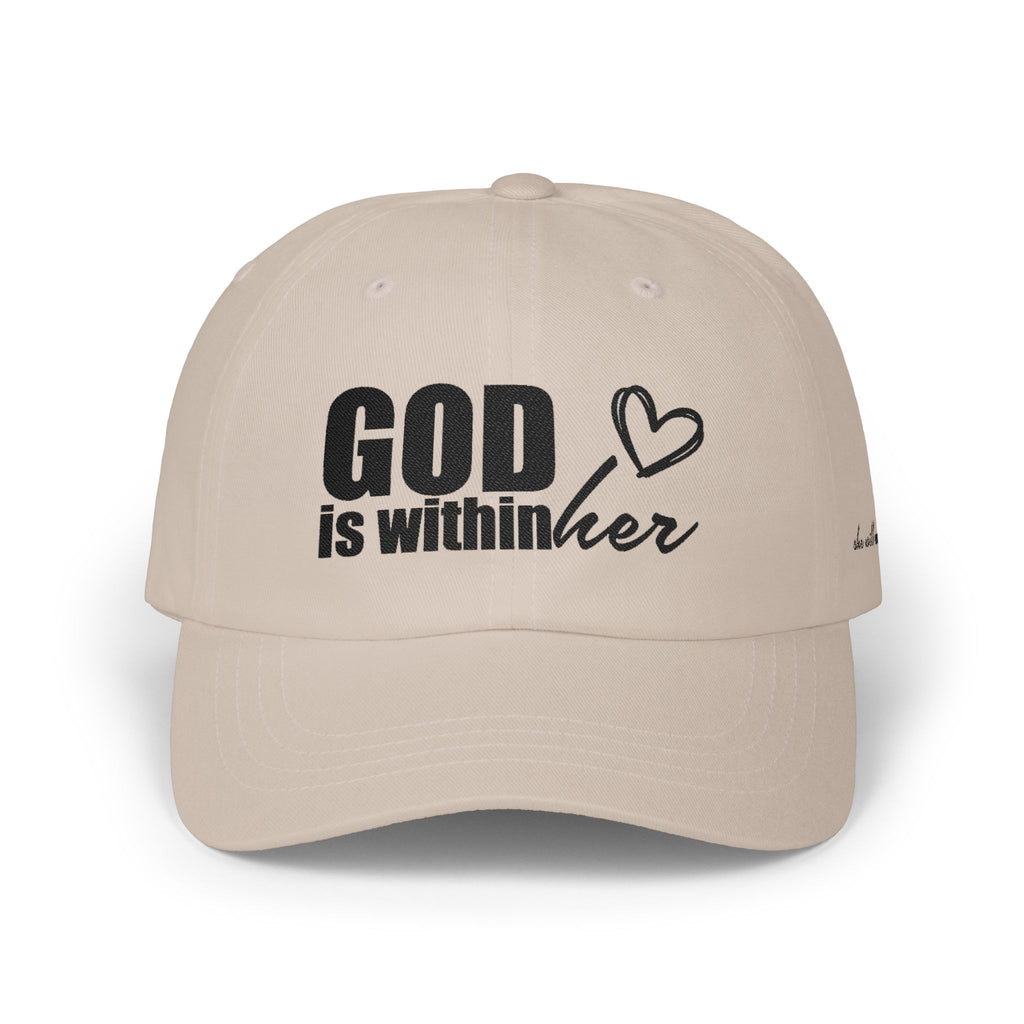 Women CAP | GOD IS WITHIN HER SHE WILL NOT FALL
