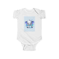 Boys Elephant Infant Bodysuit  with "Psalm 139:14" Scripture