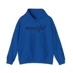 BEYOUtiful Hoodie | Faith Christian Heart Sleeve Design