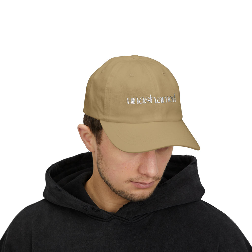 Men & Women CAP | UNASHAMED (white font)