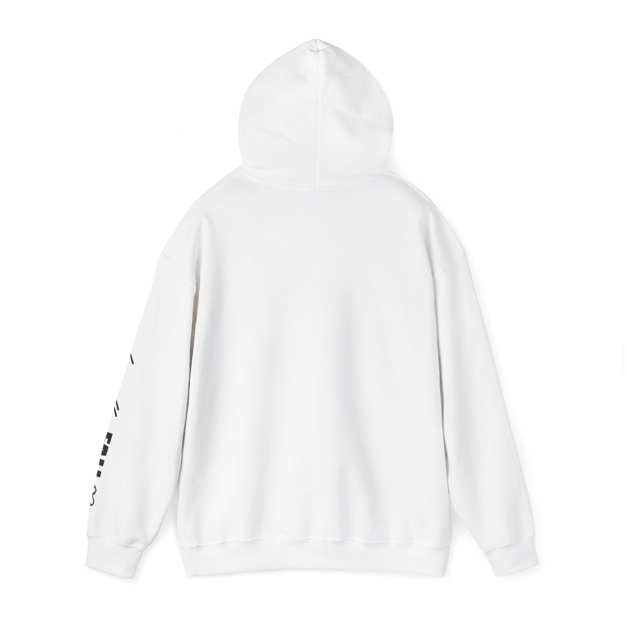 God is Within Her Hoodie | Faith Christian Heart Sleeve Design