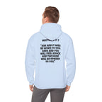 Men & Women Hoodies (Unisex) - Matthew 7:7 Cross Hoodie | Bible Verse Scripture