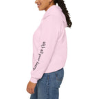 Trust in the Lord Hoodie | Faith Christian Heart Sleeve Design