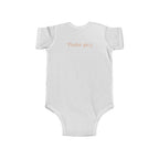 Girls Giraffe Infant Bodysuit with "Psalm 46:5" Scripture
