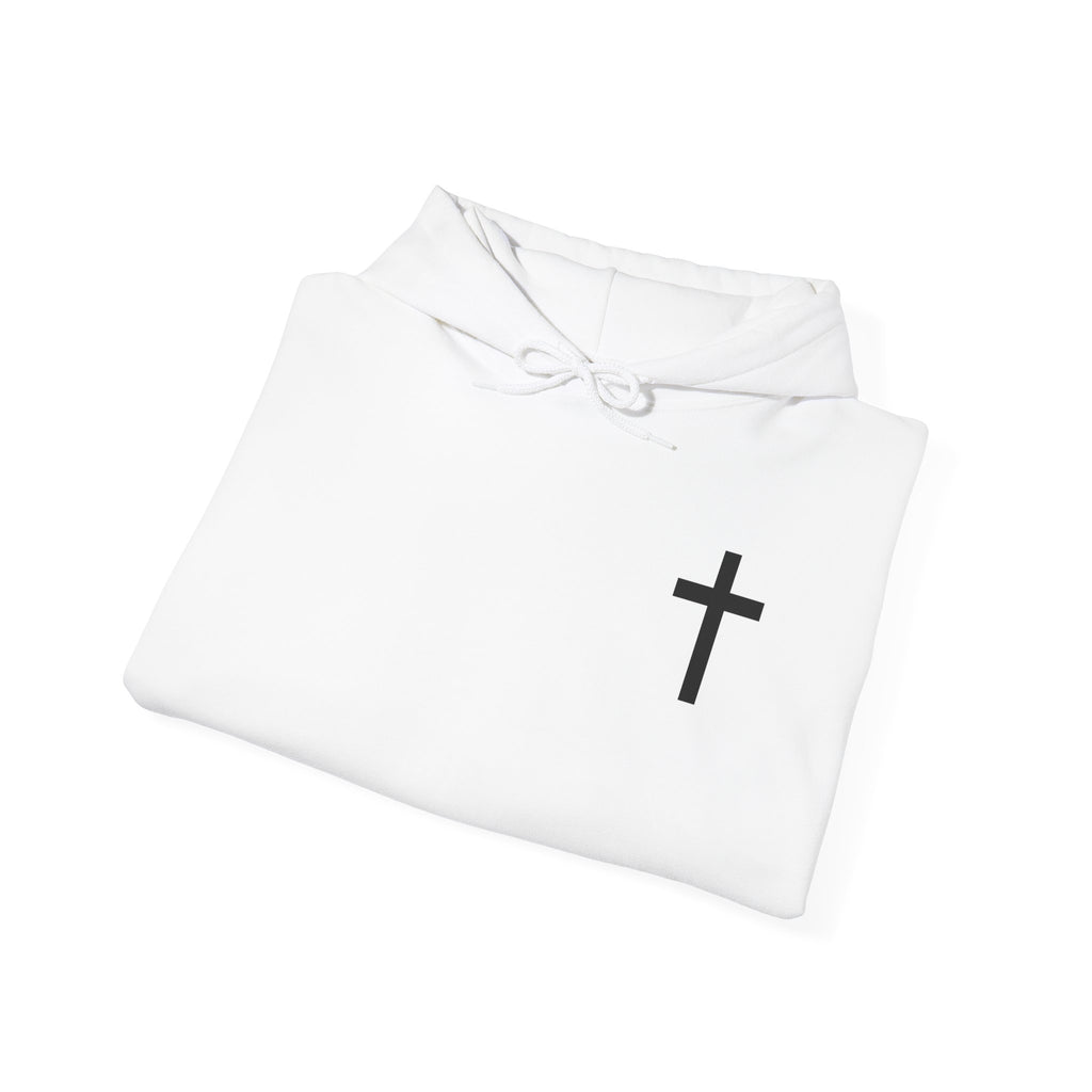 Men & Women Hoodie (Unisex) - Matthew 6: 25-26 Cross Hoodie | Bible Verse Scripture