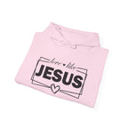 Love like Jesus Hoodie | Faith Christian Heart Sleeve Design