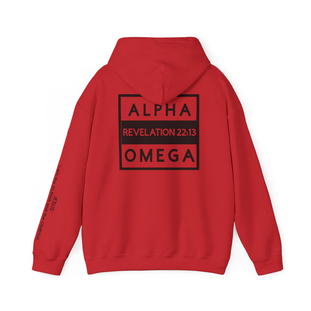 Men Hoodie - Revelation 22:13 | ALPHA AND OMEGA