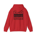 Men Hoodie - Revelation 22:13 | ALPHA AND OMEGA