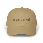 Men & Women CAP | UNASHAMED (black font)
