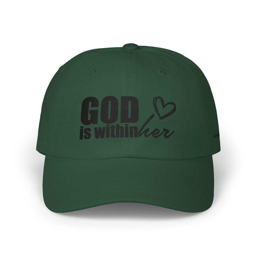Women CAP | GOD IS WITHIN HER SHE WILL NOT FALL