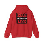 Men Hoodie - Proverbs 27:17 | IRON SHARPENS IRON