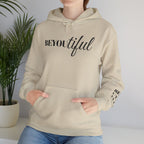 BEYOUtiful Hoodie | Faith Christian Heart Sleeve Design