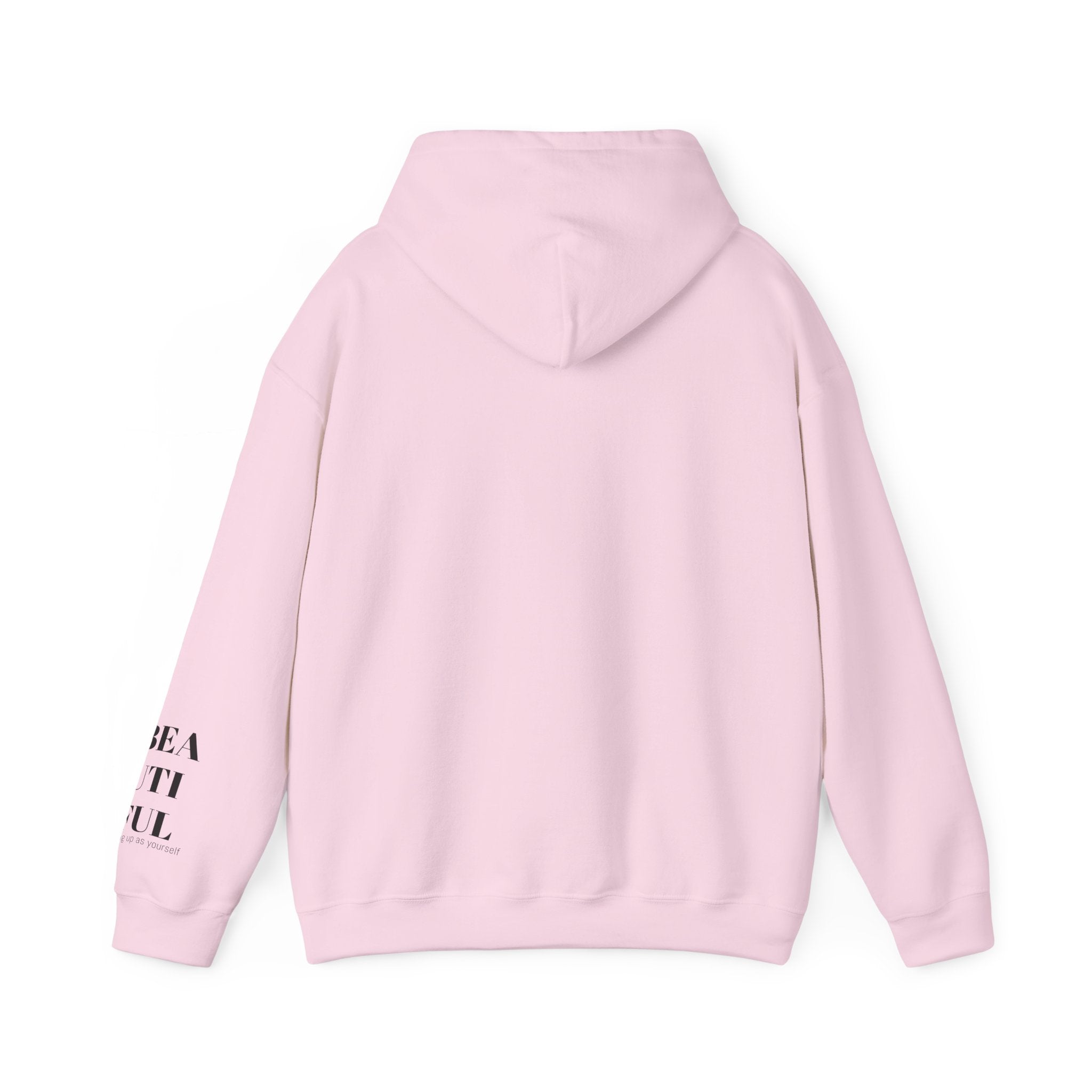 BEYOUtiful Hoodie | Faith Christian Heart Sleeve Design
