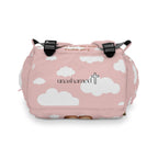 Girls Bear Baby  Diaper Backpack with "Psalm 46:5" Scripture