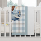 Boys Bear Baby Blanket with "Psalm 139:14" Scripture