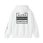 Men Hoodie - Revelation 22:13 | ALPHA AND OMEGA