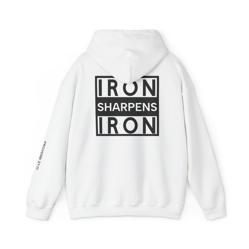 Men Hoodie - Proverbs 27:17 | IRON SHARPENS IRON