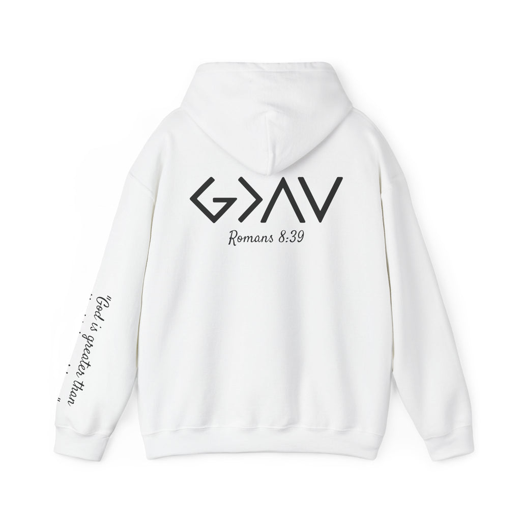 Women Hoodie - Romans 8:39 | GOD IS GREATER THAN MY HIGHS AND LOWS
