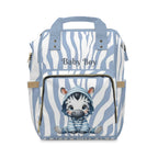 Boys Zebra Baby Diaper Backpack with "Psalm 139:14" Scripture