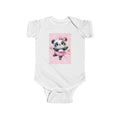 Girls Panda Infant Bodysuit with "Psalm 46:5" Scripture