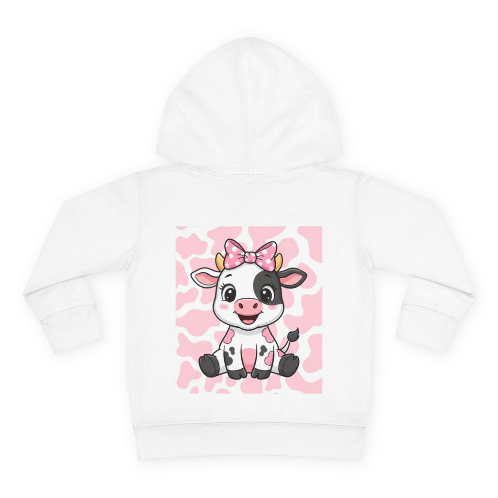 Girls Cow Hoodie with “Psalm 46:5” Scripture