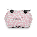 Girls Cow Baby Diaper Backpack with "Psalm 46:5" Scripture