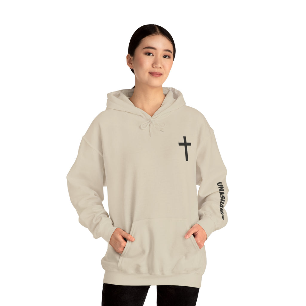 Men & Women Hoodie (Unisex) - Matthew 6: 25-26 Cross Hoodie | Bible Verse Scripture