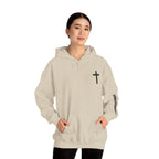 Men & Women Hoodie (Unisex) - Matthew 6: 25-26 Cross Hoodie | Bible Verse Scripture