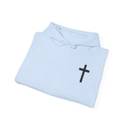 Men & Women Hoodies (Unisex) - Matthew 7: 8 Cross Hoodie | Bible Verse Scripture