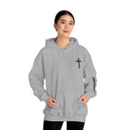 Men & Women Hoodies (Unisex) - Matthew 7: 8 Cross Hoodie | Bible Verse Scripture